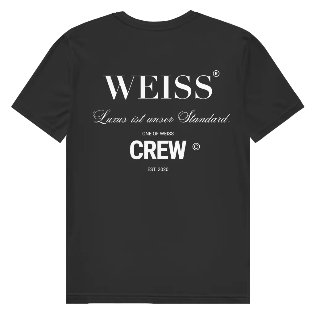 Herren Premium Bio T-Shirt weiss crew Printegy